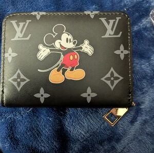 Small Black Mouse Wallet